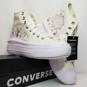 Converse Women CTAS Move Gradient Flowers Lift Hi Tops Size 8.5 A14270C NWT